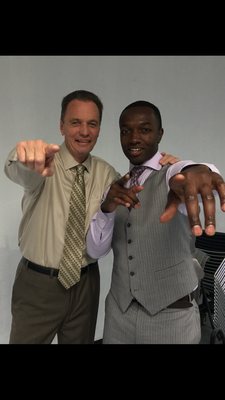 Jamie Hector and me, 8, 2015, Bosch set
